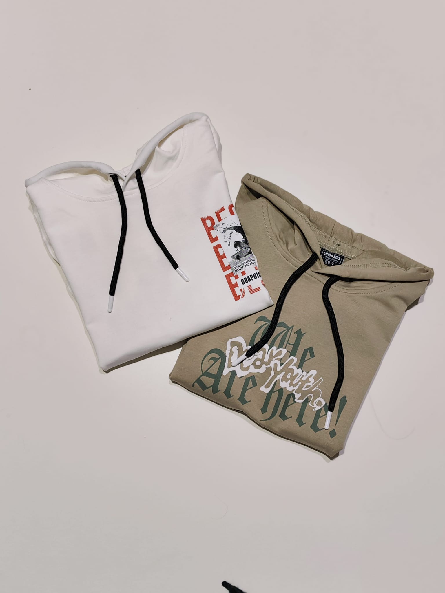 Regular Fit Erkek Çocuk Kırık BeyazSweatshirt